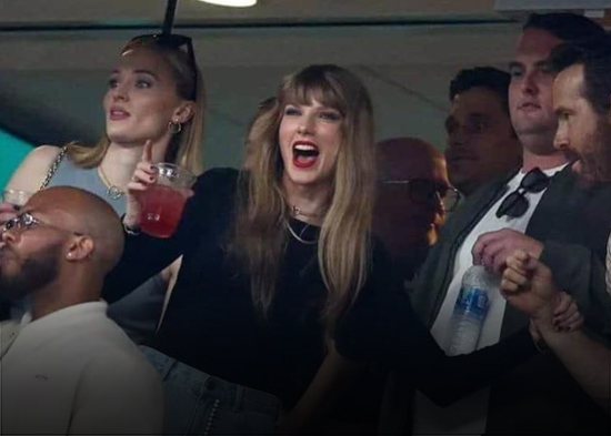 Taylor Swift apoya a Travis Kelce y los Chiefs de Kansas City en el MetLife Stadium