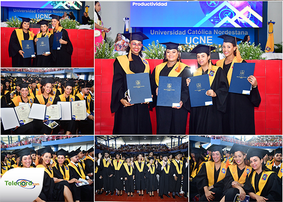 UCNE entrega 552 nuevos profesionales en octogésima cuarta graduación