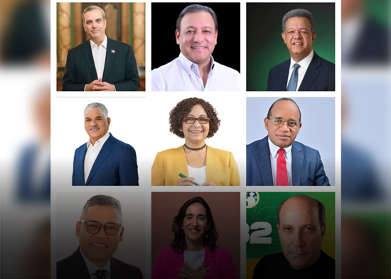 Candidatos presidenciales 2024: Hoy los dominicanos deciden