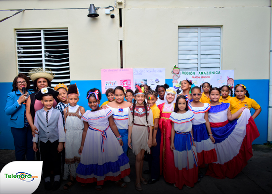 Realizan actividad en el Colegio Los Amiguitos SFM por “Día de la raza”