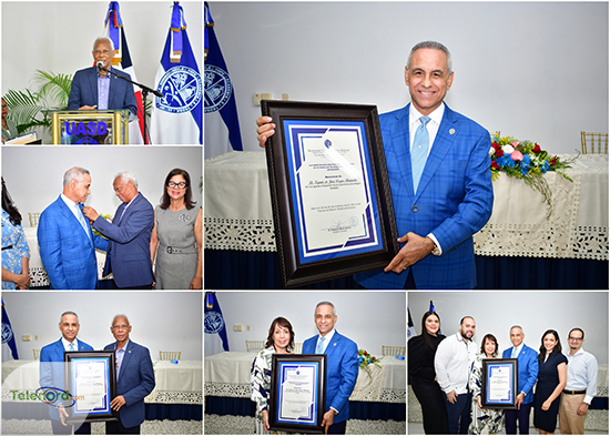 Presidente de Telenord es reconocido por la UASD Recinto San Francisco
