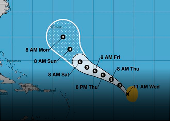 Indomet mantiene "estrecha" vigilancia en la trayectoria de la tormenta tropical Gabrielle