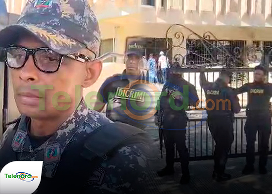 Nueva vez militarizan Palacio Justicia de SFM