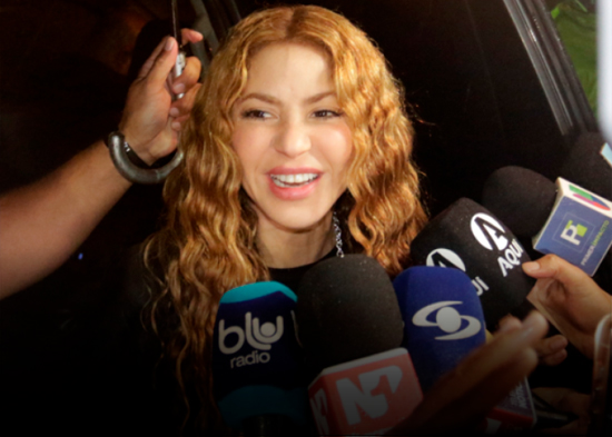 Las primeras declaraciones de Shakira tras su llegada a Colombia