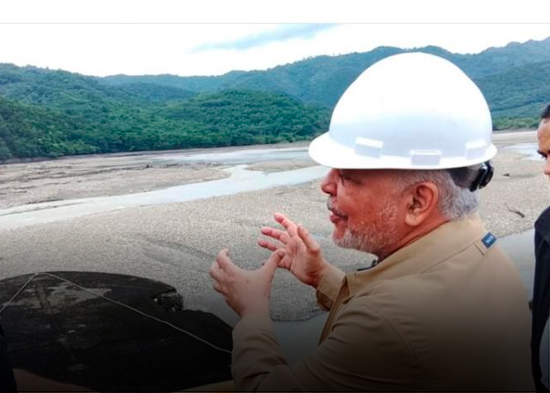 Desaguan el contraembalse Las Barias; administrador de Egehid supervisa protocolo de las presas
