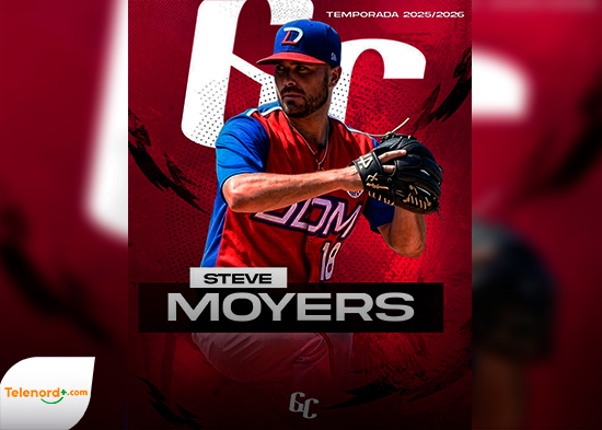 Gigantes del Cibao anuncian la llegada del lanzador zurdo Steve Moyers