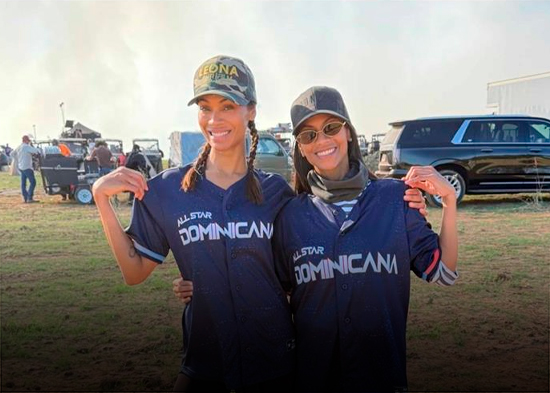Zoe Saldaña envía mensaje de apoyo al equipo dominicano previo al “Showdown: RD vs PR”
