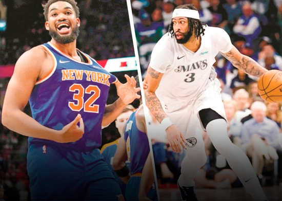Karl Anthony Towns y Anthony Davis harían pareja en los Knicks