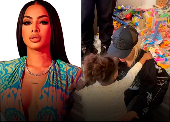 Yailin La Más Viral lleva alegría a decenas de niños en el Día de los Reyes