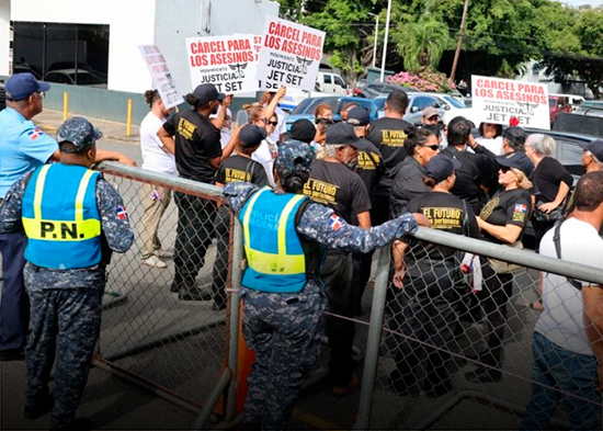 Reclamo de justicia marca la jornada judicial caso Jet Set