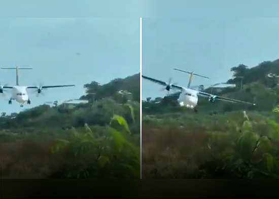 Susto en el aire: piloto colombiano salva a su avión de un aterrizaje imposible (VIDEO)