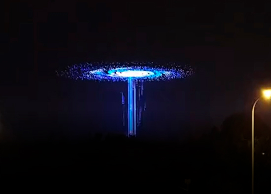 IMPRESIONANTE VIDEO: China 'abre un portal' en la Tierra durante 'show' de drones