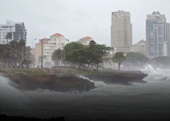Vaguada y sistema frontal generarán lluvias y oleaje peligroso