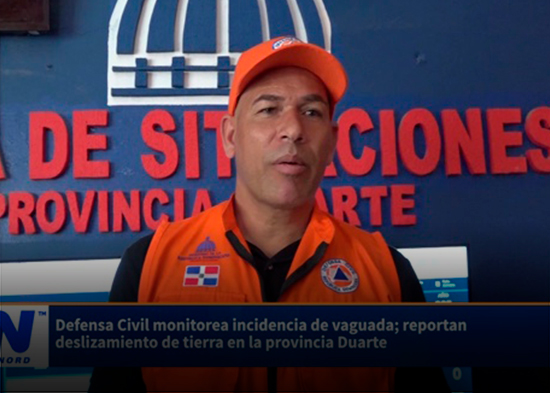 Defensa Civil monitorea incidencia de vaguada; reportan deslizamiento de tierra en la provincia D