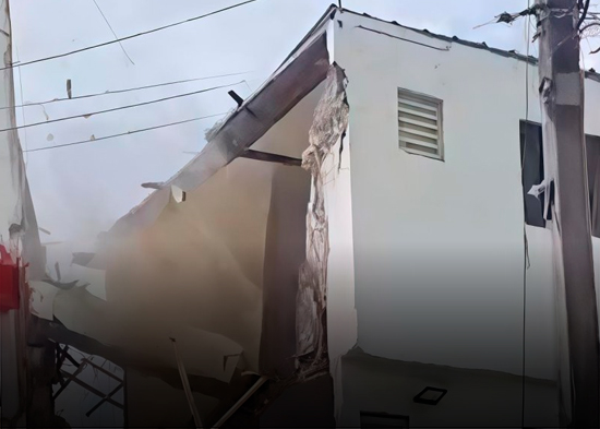  Tras derrumbe de una edificación en Villa Mella, "posiblemente, otras viviendas pudieran colapsar"