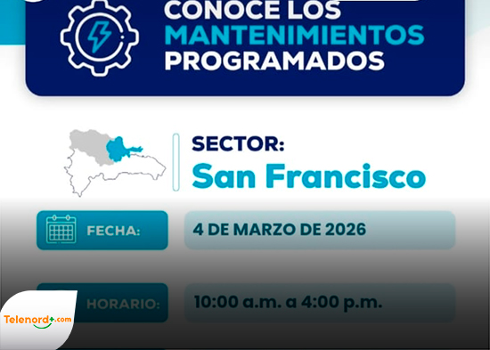 Edenorte realizará mantenimientos programados este 4 de marzo en SFM y municipios cercanos