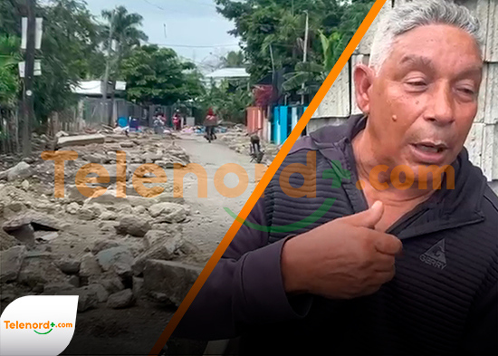 Protestas en Santa Ana de Villa Tapia por escombros dejados tras inicio de trabajos en calles