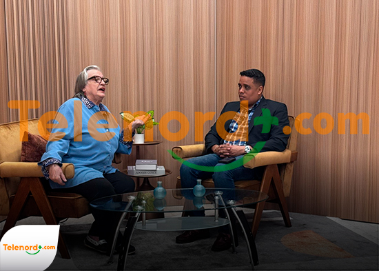 Embajadora de la Francofonía resalta importancia del francés durante visita a Telenord