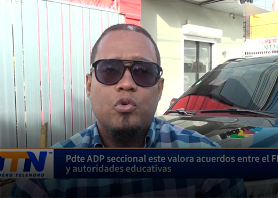 Pdte ADP seccional este valora acuerdos entre el FER y autoridades educativas