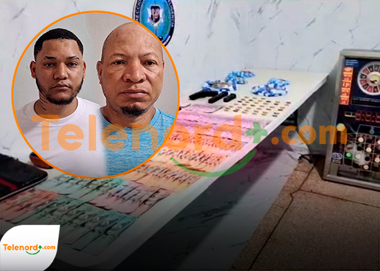 Dintel realiza allanamientos en SFM; ocupan pistolas máquinas tragamonedas y dos hombres