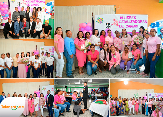 Conmemoran Día Internacional de la Mujer en el Politécnico Vicente Aquilino Santos SFM