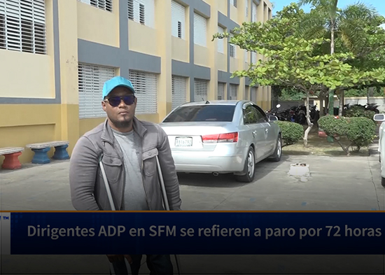 Dirigentes ADP en SFM se refieren a paro por 72 horas