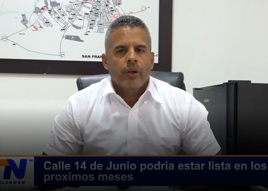 Calle 14 de junio podría estar lista en los próximos meses