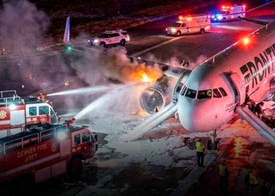 Un avión atropella y mata a una persona que entró sin permiso a pista aérea en Denver