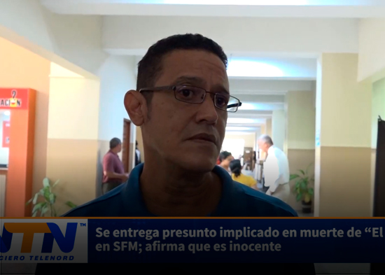 Se entrega presunto implicado en muerte de “El Bronco” en SFM; afirma que es inocente