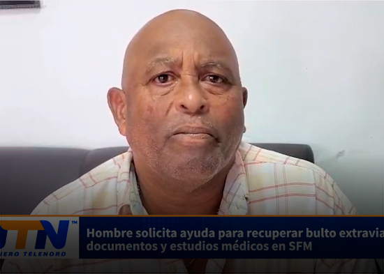Hombre solicita ayuda para recuperar bulto extraviado con documentos y estudios médicos en SFM