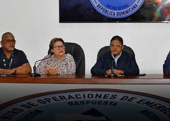 Indomet advierte sobre lluvias significativas desde este domingo; COE coloca provincias en alerta
