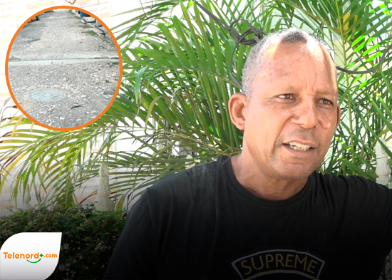 Denuncian mal estado de calles en el Ensanche Abreu SFM