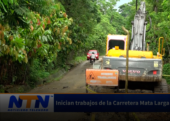 Inician trabajos de la Carretera mata larga aslor