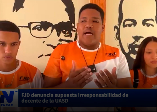 FJD denuncia supuesta irresponsabilidad de docente de la UASD