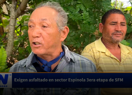 Exigen asfaltado en sector Espínola 3era etapa de SFM