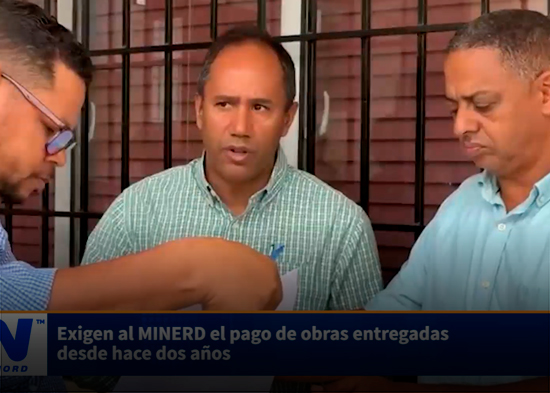 Exigen al MINERD el pago de obras entregadas desde hace dos años