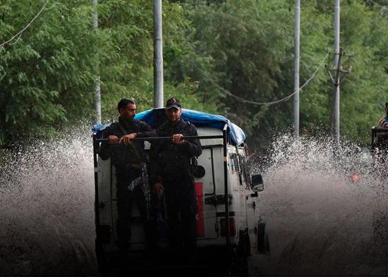 Lluvias torrenciales dejan diez muertos y varios desaparecidos en la Cachemira india