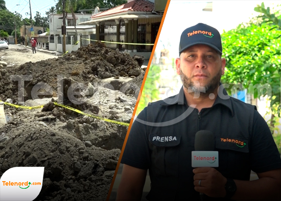 Moradores de La Javiela exigen a INAPA reparar tuberías antes de concluir el asfaltado